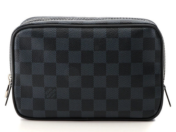 Louis Vuitton Handbags - LOUIS VUITTON Trousse Toilette Pouch Clutch Shoulder Bag Damier Cobalt Blue